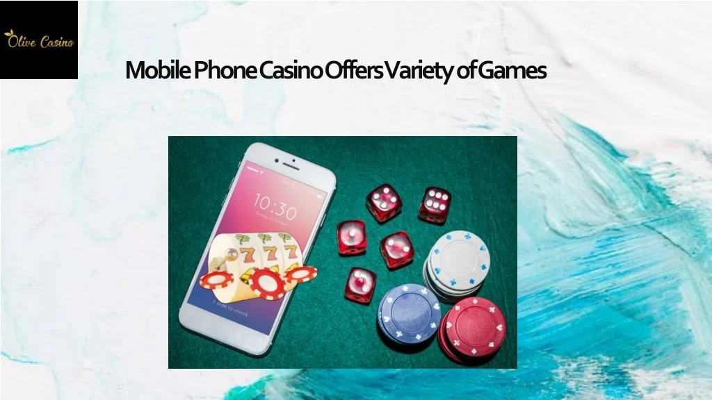 mobile phone casino offers variety of games