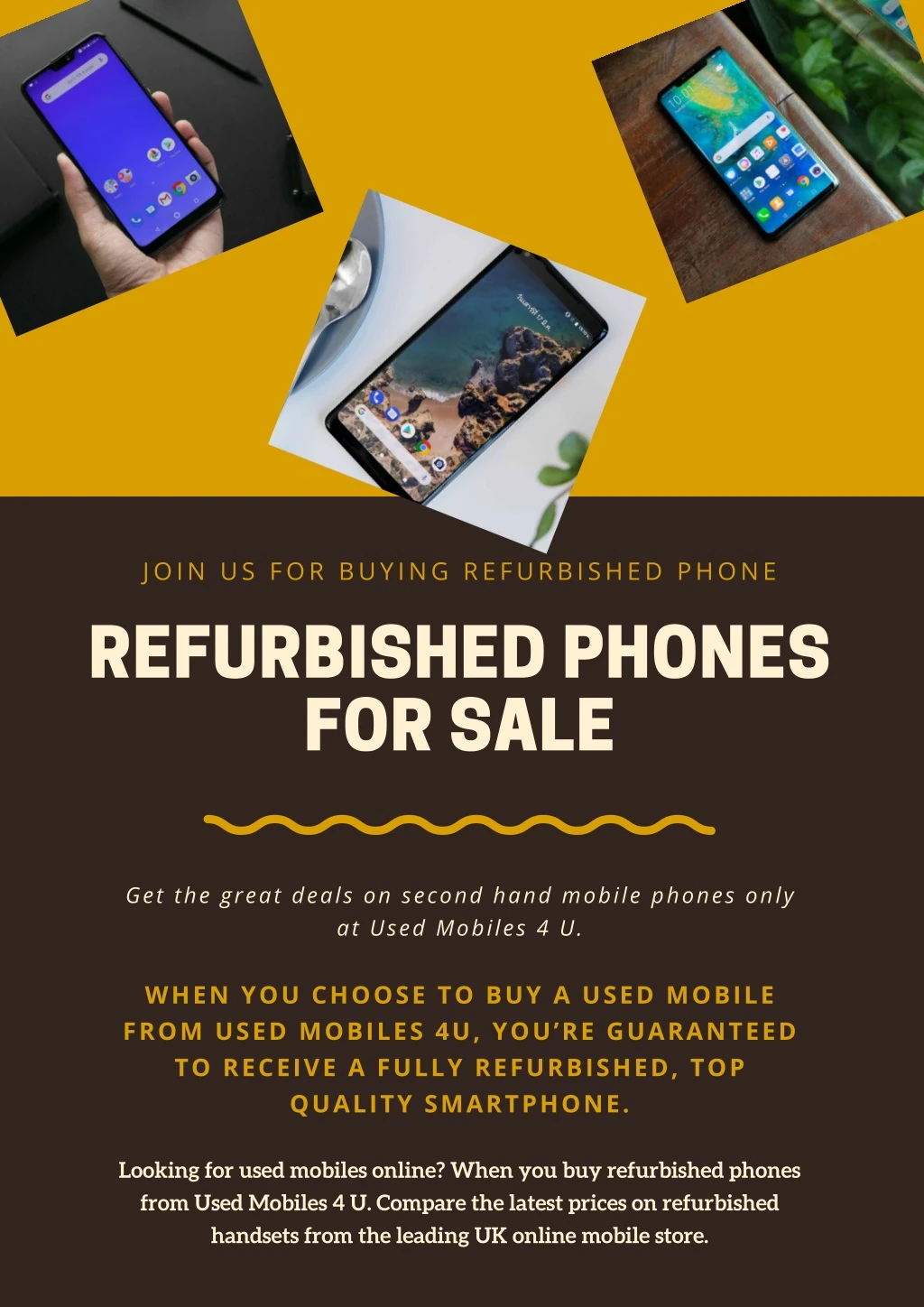 join us for buying refurbished phone
