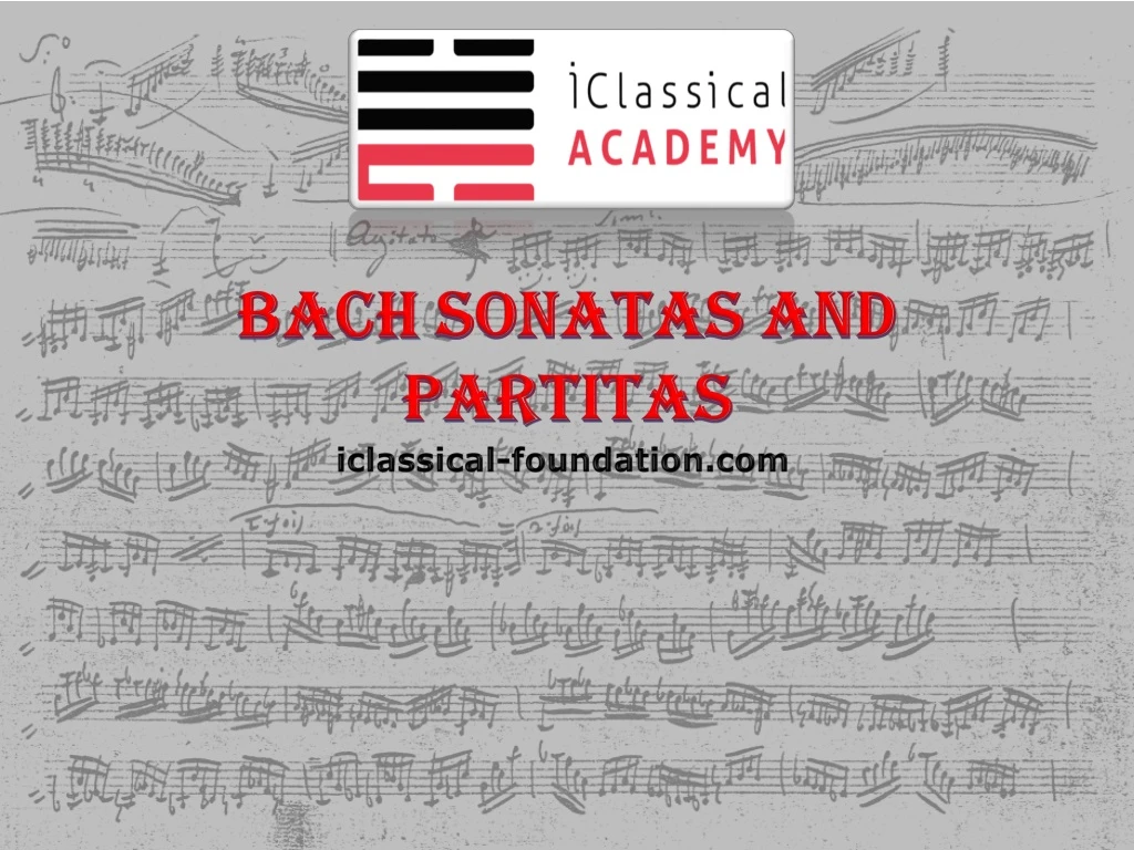 bach sonatas and partitas