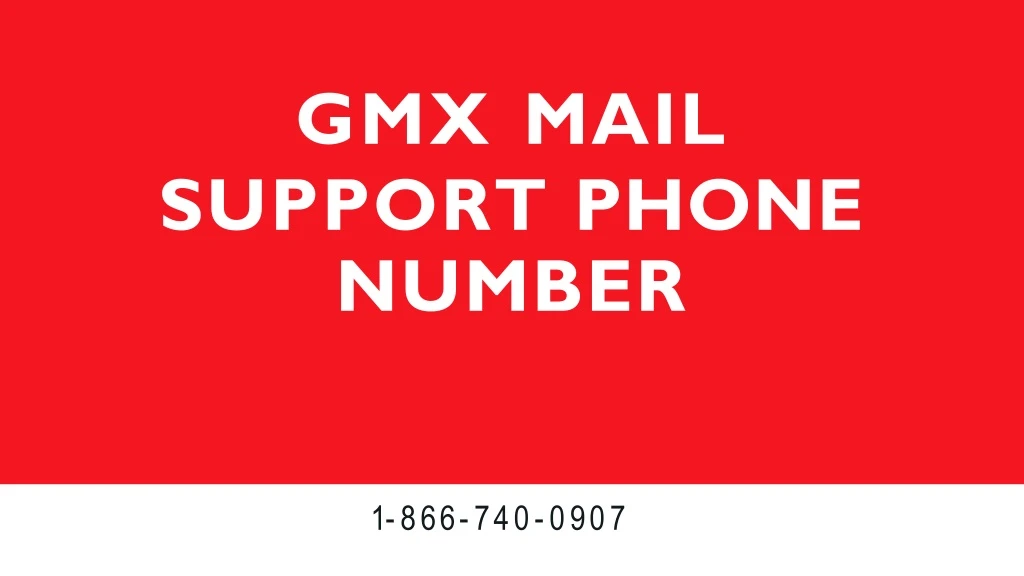 gmx mail support phone number