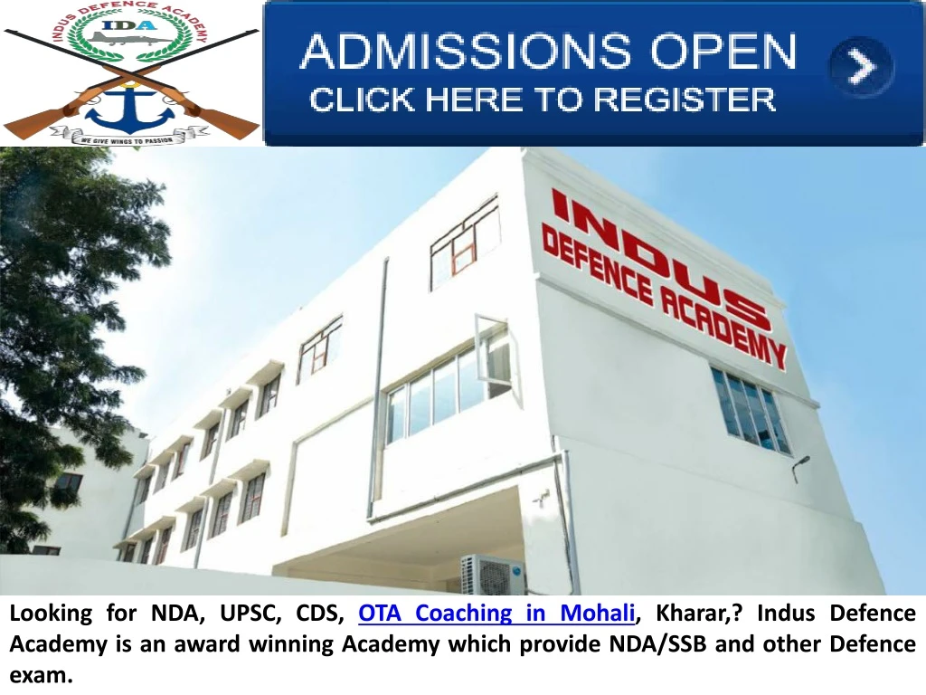 looking for nda upsc cds ota coaching in mohali