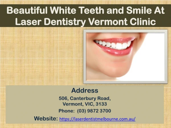 Dentist Vermont | Dental clinic Vermont | Laser Dentist Melbourne