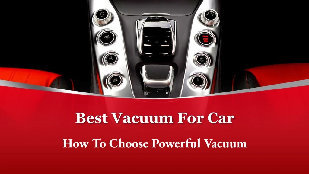 best vacuum for car