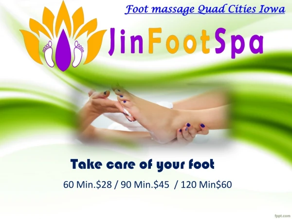 Foot massage quad cities Iowa