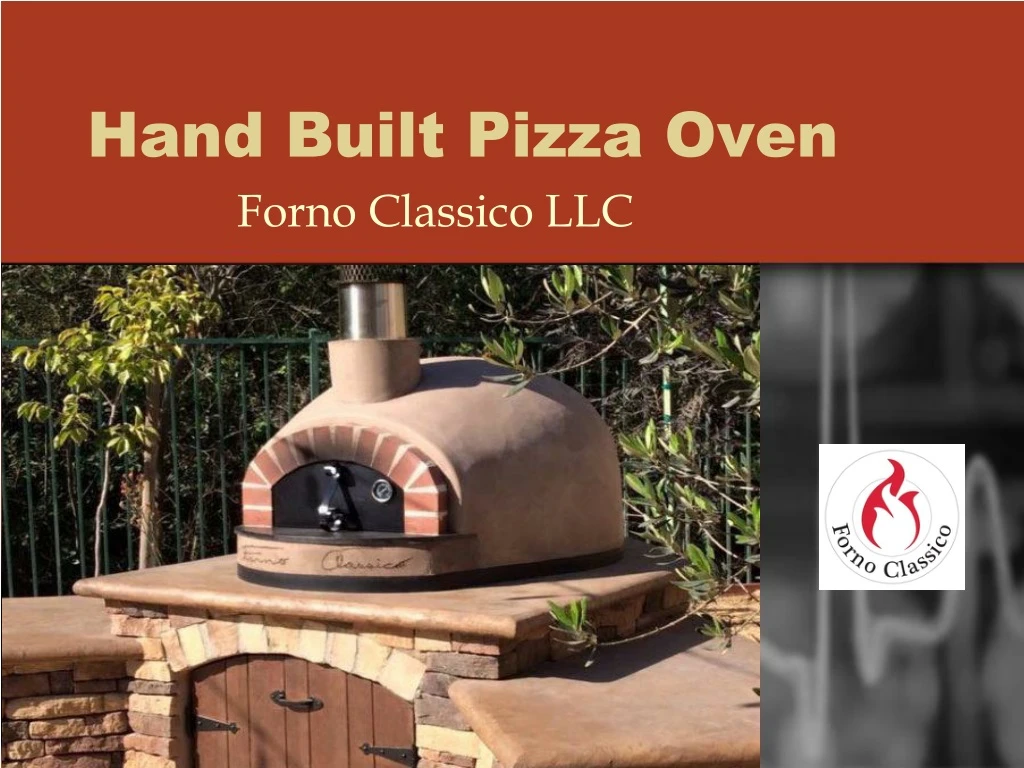 hand built pizza oven