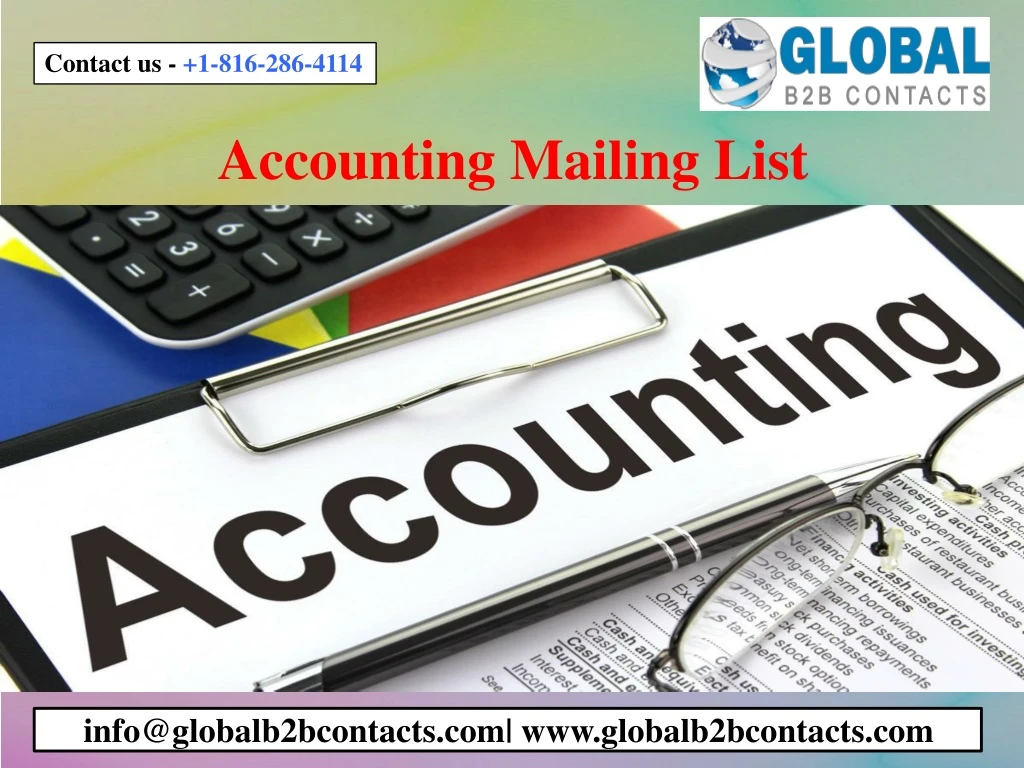 accounting mailing list