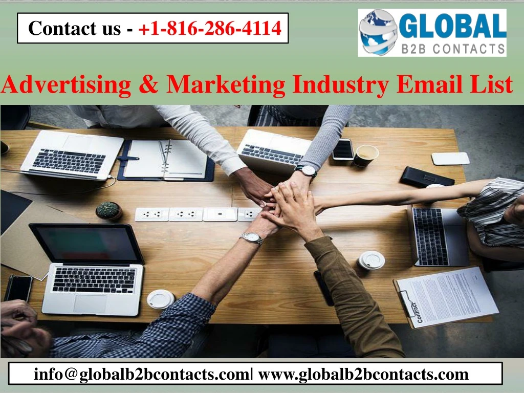 advertising marketing industry email list