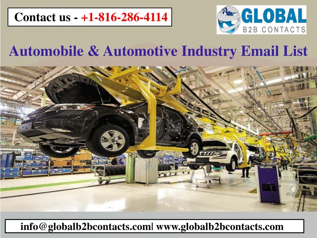 automobile automotive industry email list