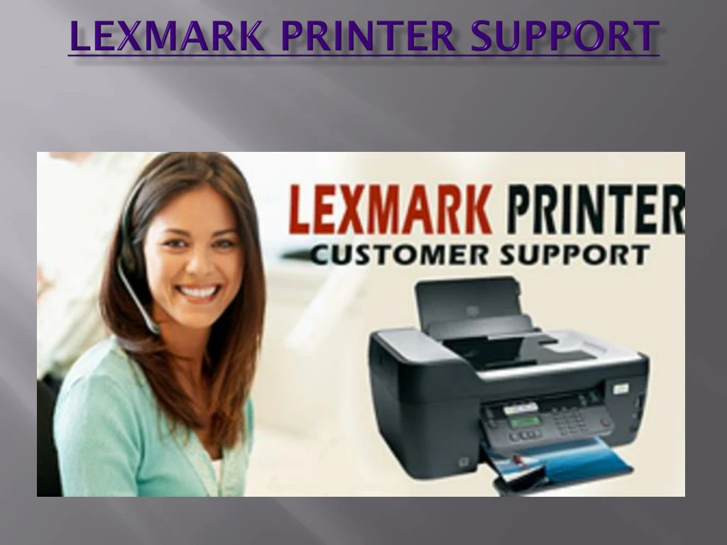 lexmark printer support