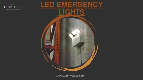 Install Now LED Emergency Exit Sign for Safety Purpose