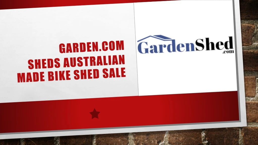 garden com sheds australian made bike shed sale