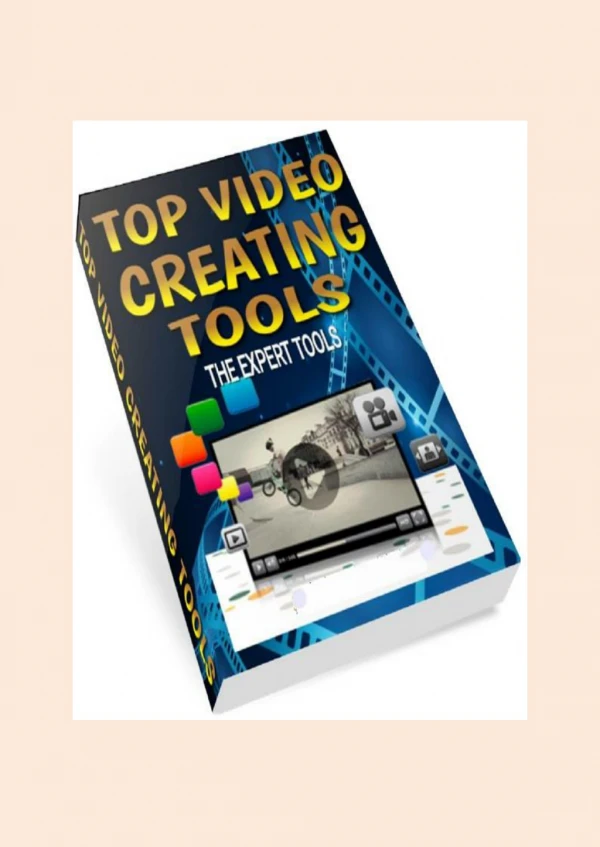 Video creating tools