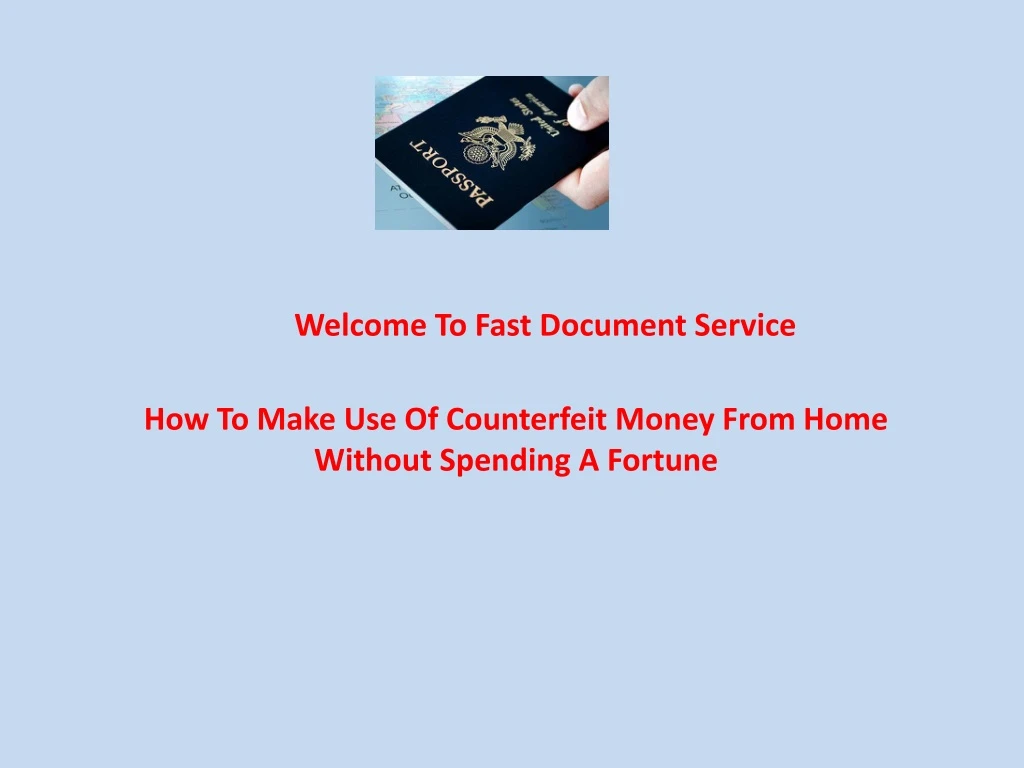 welcome to fast document service