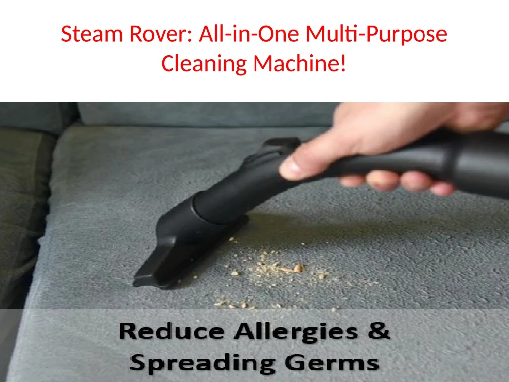 steam rover all in one multi purpose cleaning