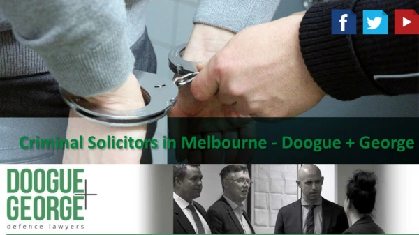 Criminal Solicitors in Melbourne - Doogue George