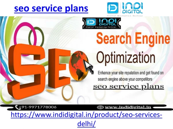 What is seo service plans