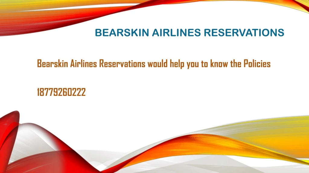 bearskin airlines reservations
