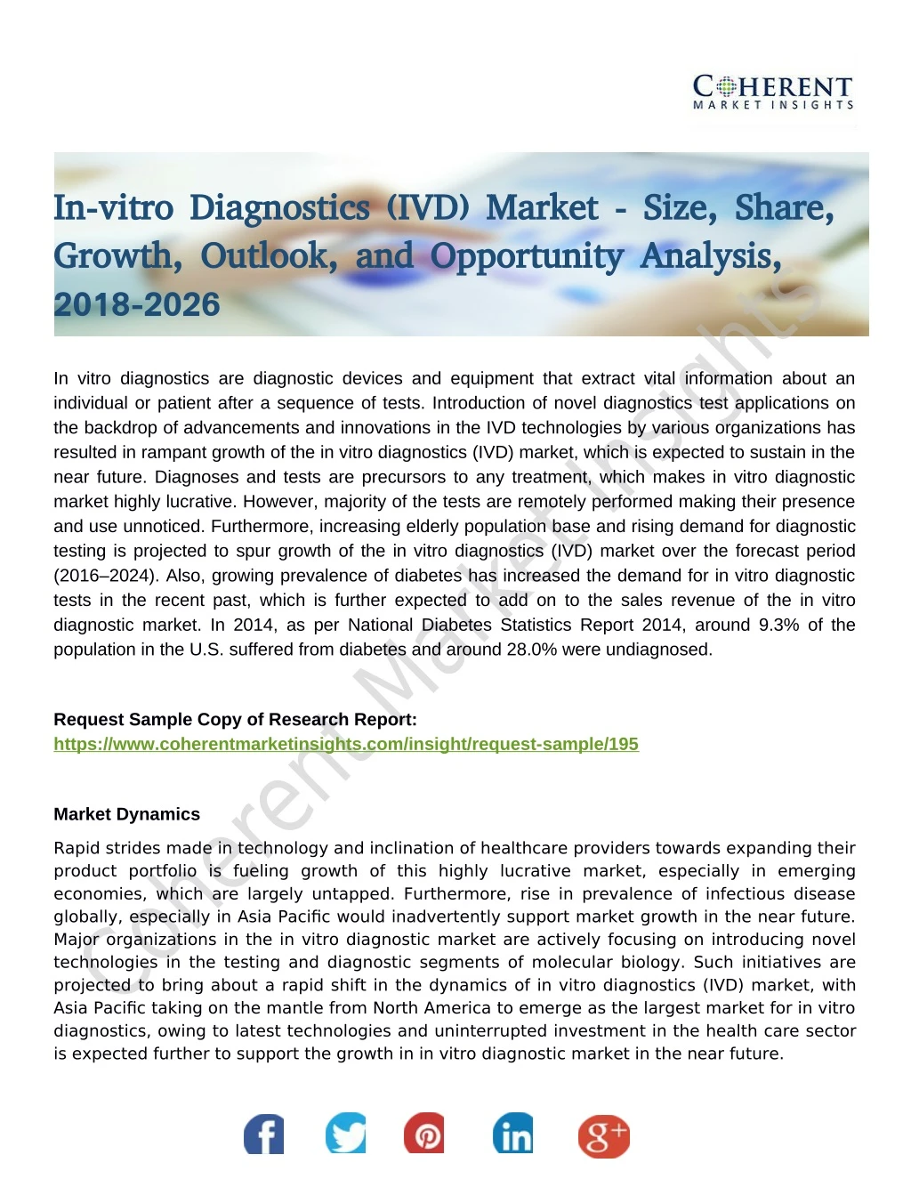 in vitro diagnostics ivd market size share