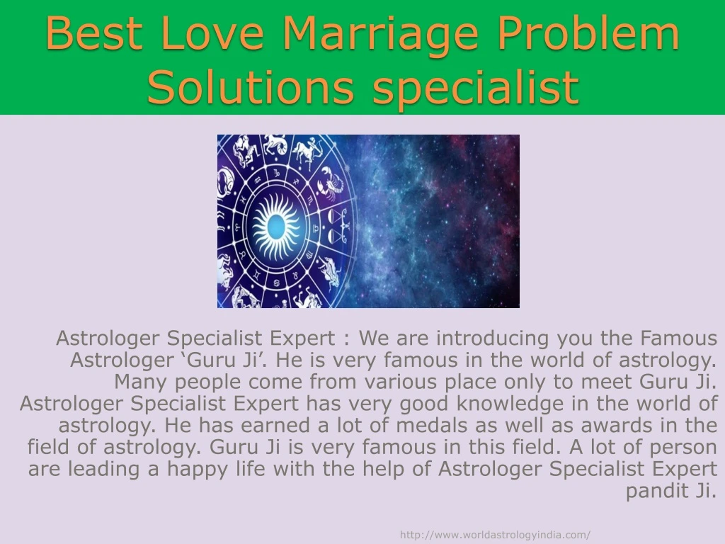 best love marriage problem solutions specialist