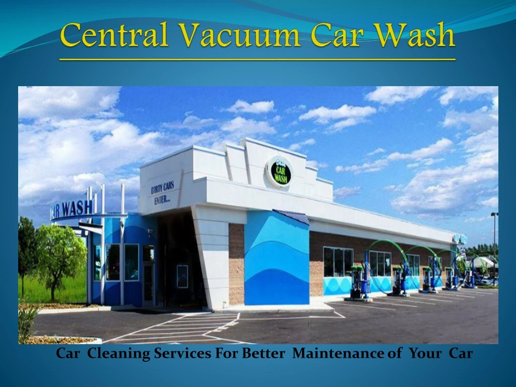 central vacuum car wash