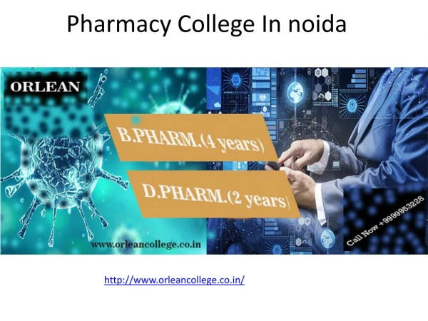 Pharmacy College In noida