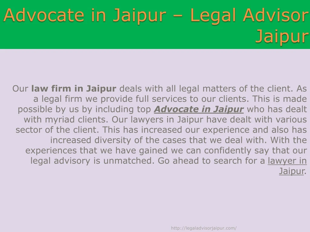 advocate in jaipur legal advisor jaipur