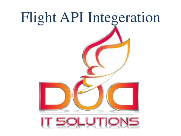 Flight API Integration.
