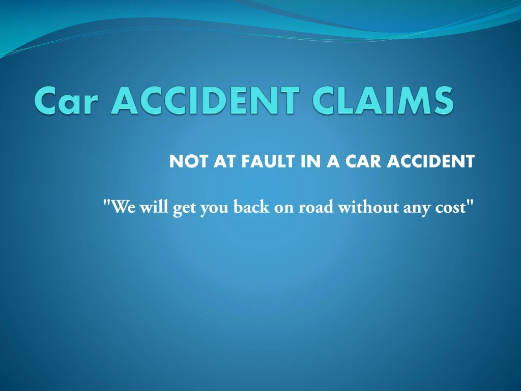 car accident claims