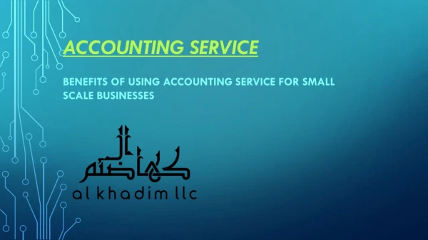 Accounting Service benefits