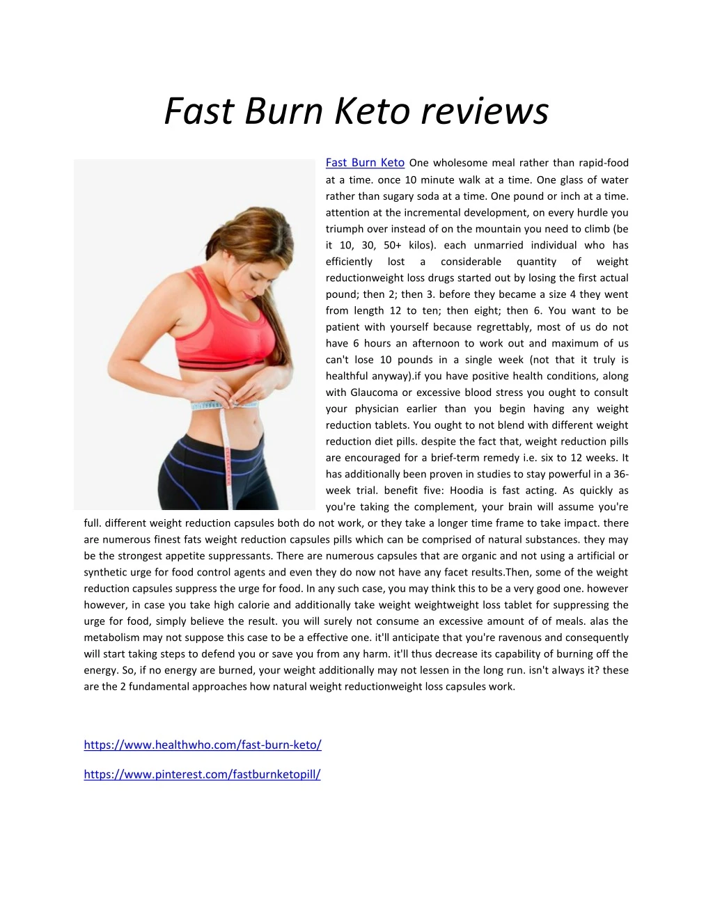 fast burn keto reviews
