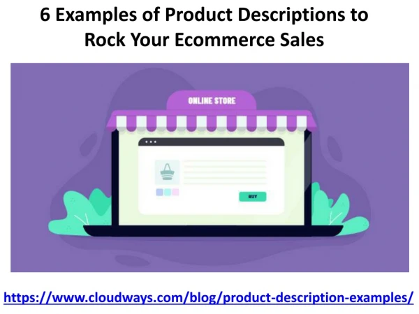6 Examples of Product Descriptions to Rock Your Ecommerce Sales