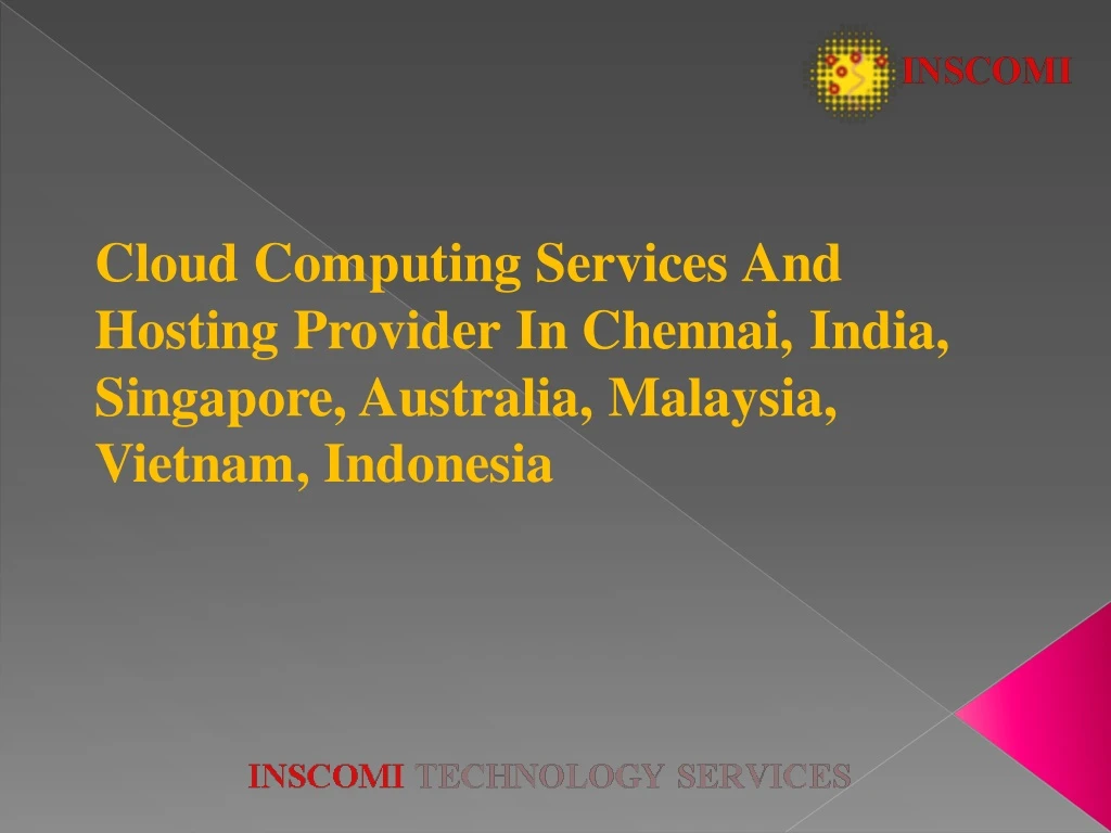 cloud computing services and hosting provider