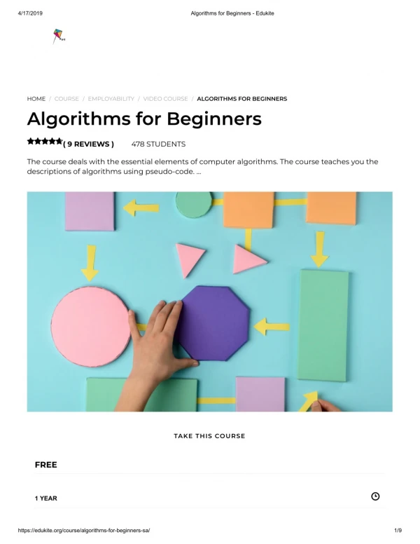 Algorithms for Beginners - Edukite