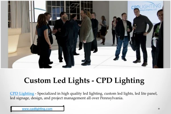 Custom Led Lights - CPD Lighting