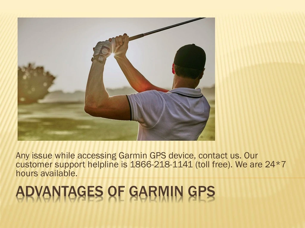 advantages of garmin gps