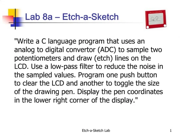 Lab 8a Etch-a-Sketch