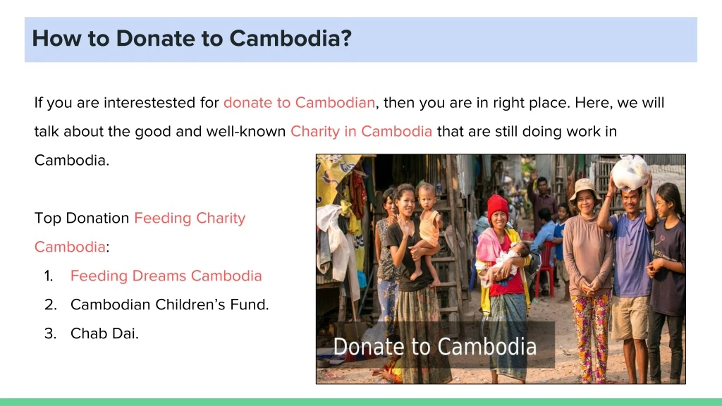 how to donate to cambodia