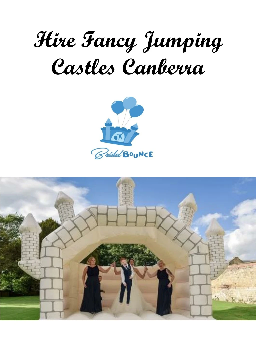hire fancy jumping castles canberra