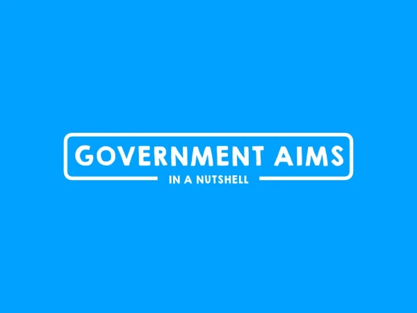 Government Aims in a Nutshell