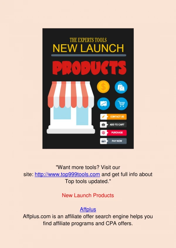 The Expert Tools New Launch Products