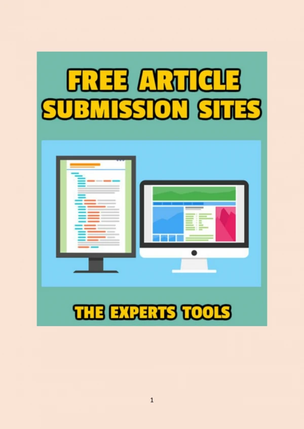 The Expert Tools Free Article Submission Sites