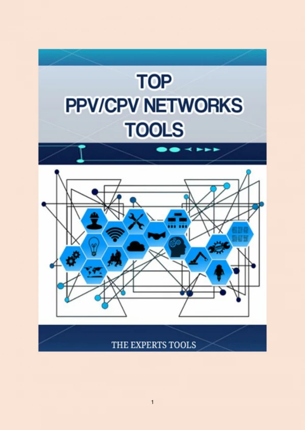 Top PPV/CPV Networks Tools