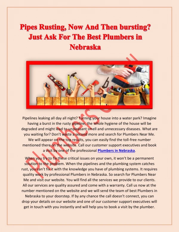 Plumbers in Nebraska