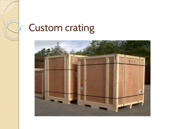 Custom Crating Services