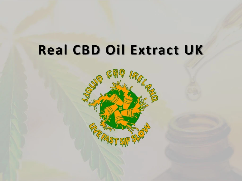 real cbd oil extract uk