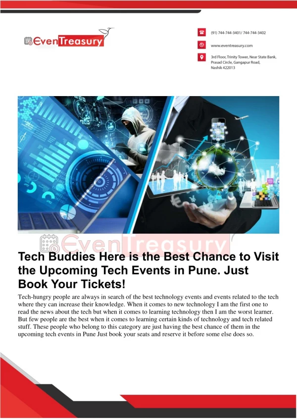 Tech Buddies Here is the Best Chance to Visit the Upcoming Tech Events in Pune.