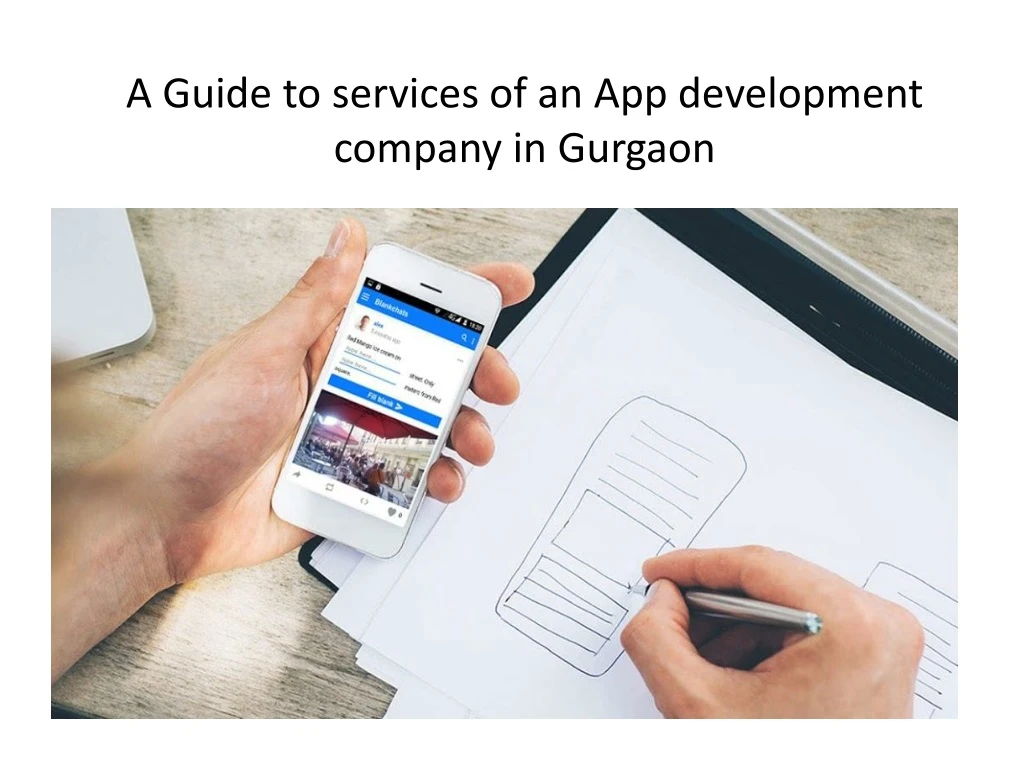 a guide to services of an app development company