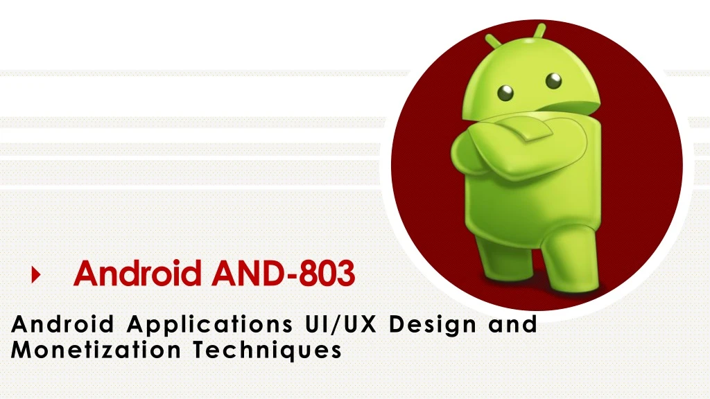 android and 803