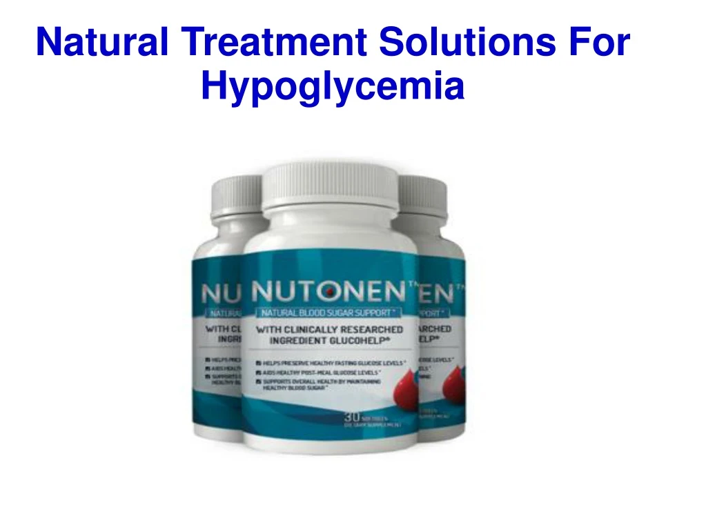 natural treatment solutions for hypoglycemia