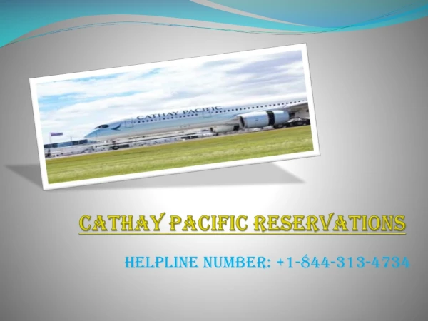 Cathay Pacific Reservations deals